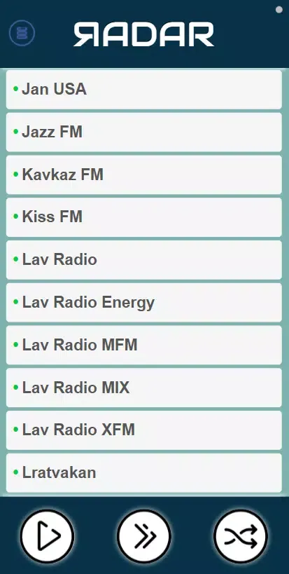Capturas de pantalla de Radio of Armenia [ RADAR ]
