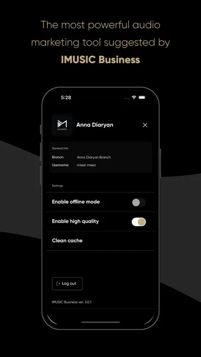 IMUSIC BUSINESS Screenshots