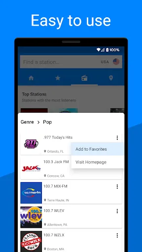 Captures d'écran de Radiogram - Radio App