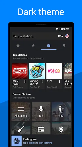 Captures d'écran de Radiogram - Radio App