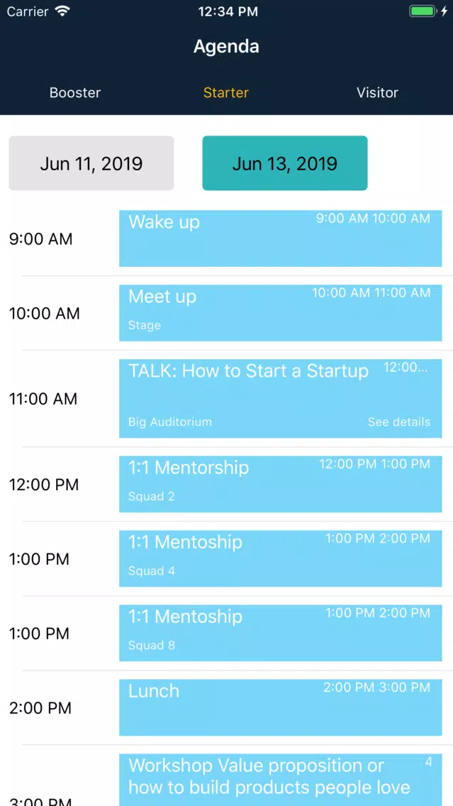 Ảnh chụp màn hình của Seaside Startup Summit