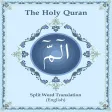 Holy Quran Split Word English