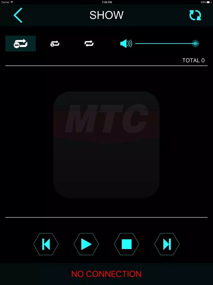 ภาพหน้าจอของ MTC MControl iPad 