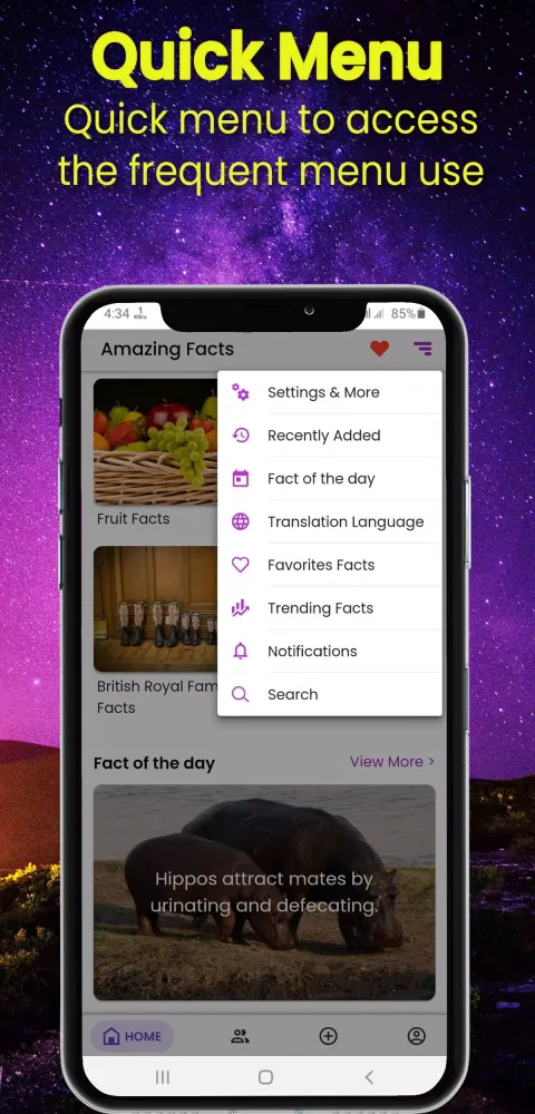 Amazing Facts Ekran Görüntüleri