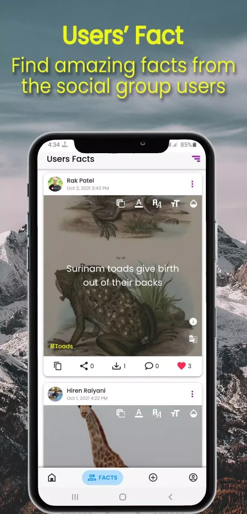 Amazing Facts Ekran Görüntüleri