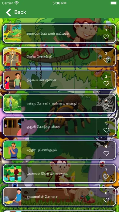 Ảnh chụp màn hình của Tamil Stories voice and images