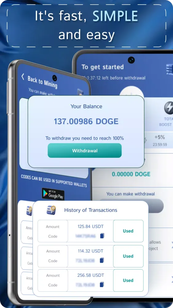 Airdrop DOGE Miner Screenshots