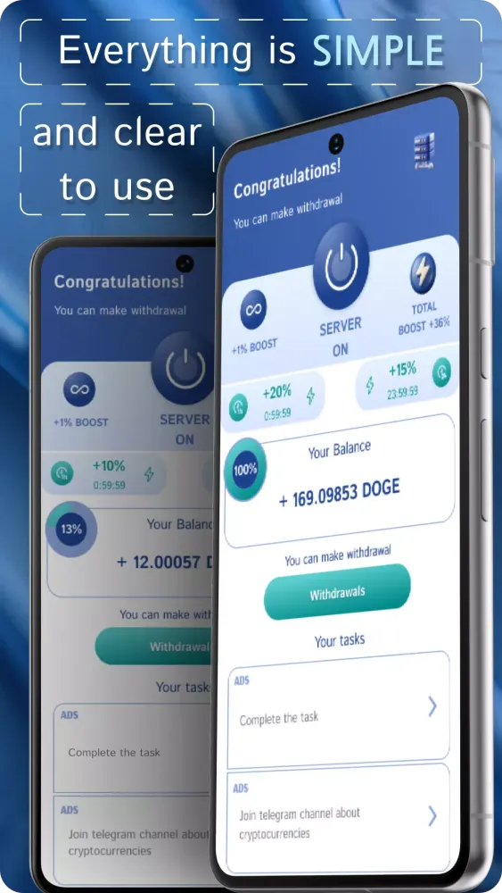 Airdrop DOGE Miner Screenshots
