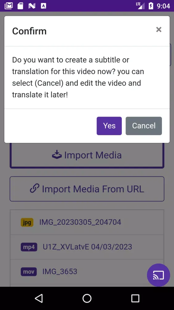 Video Subtitle Generator স্ক্রিনশট