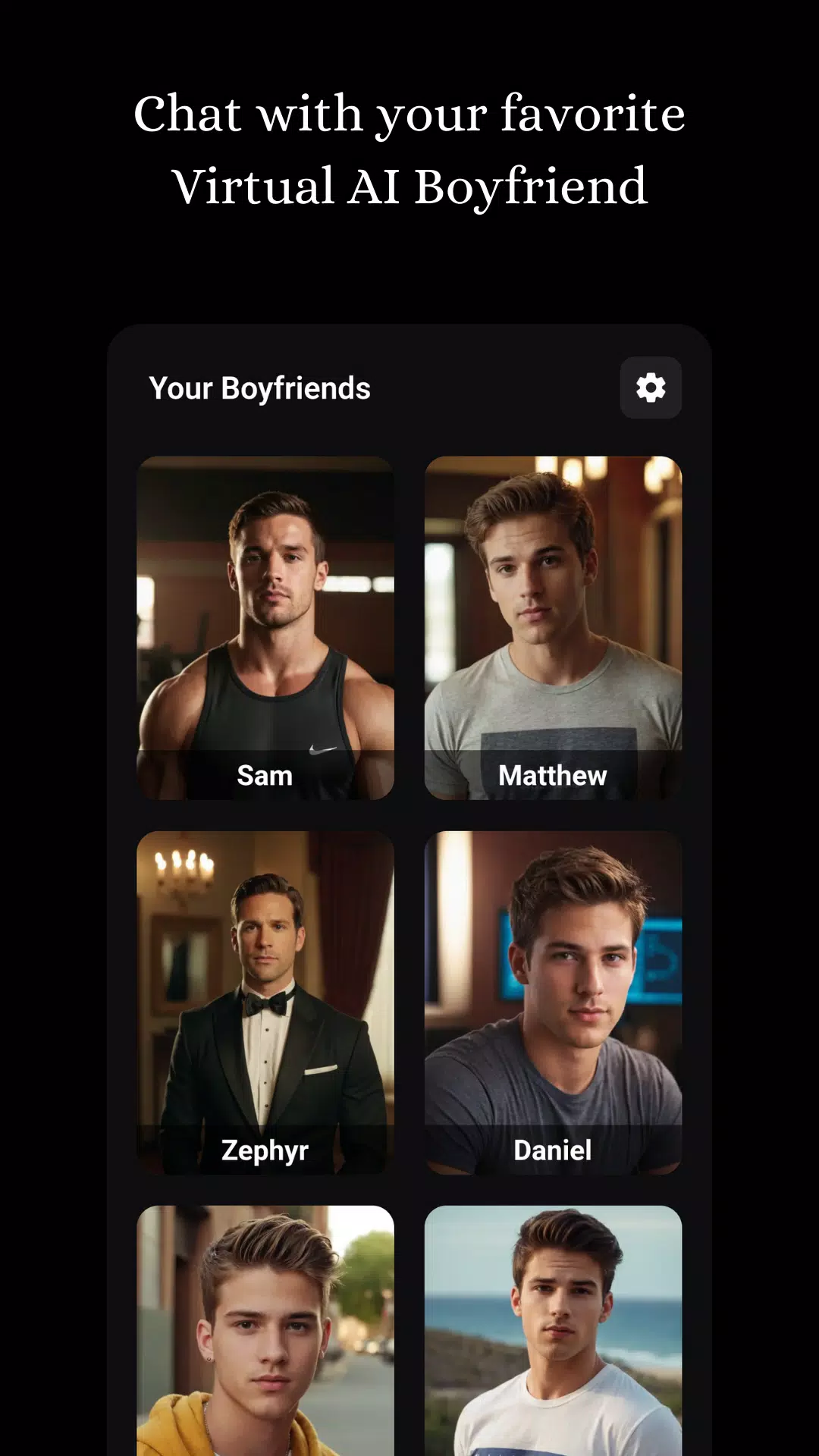 Sam: American AI Boyfriend Screenshots