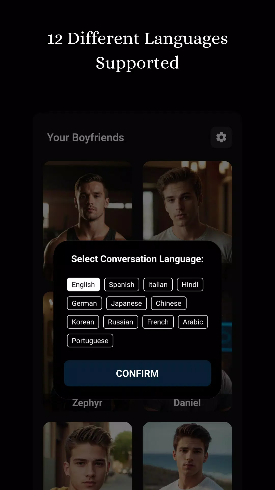 Sam: American AI Boyfriend Screenshots