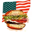 American Fast Food sticker pack