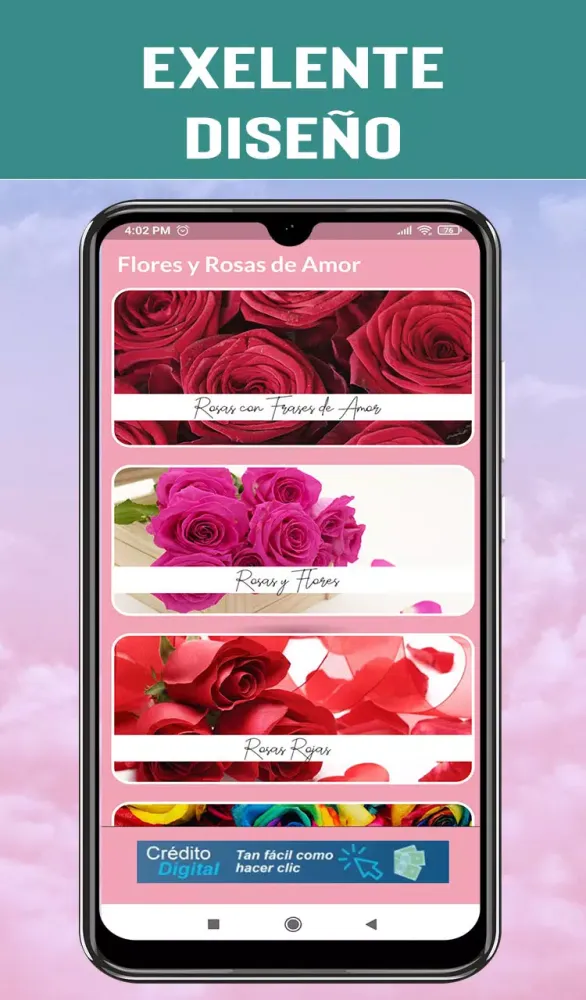 ภาพหน้าจอของ Flores y Rosas de Amor -Frases