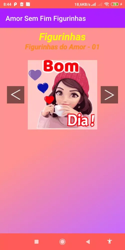 Amor Sem Fim Figurinhas應用截圖