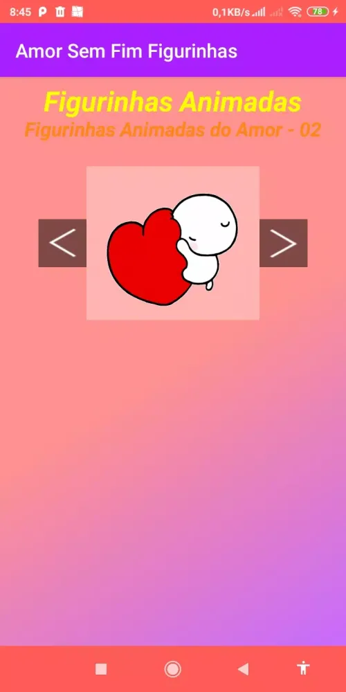 Amor Sem Fim Figurinhas應用截圖