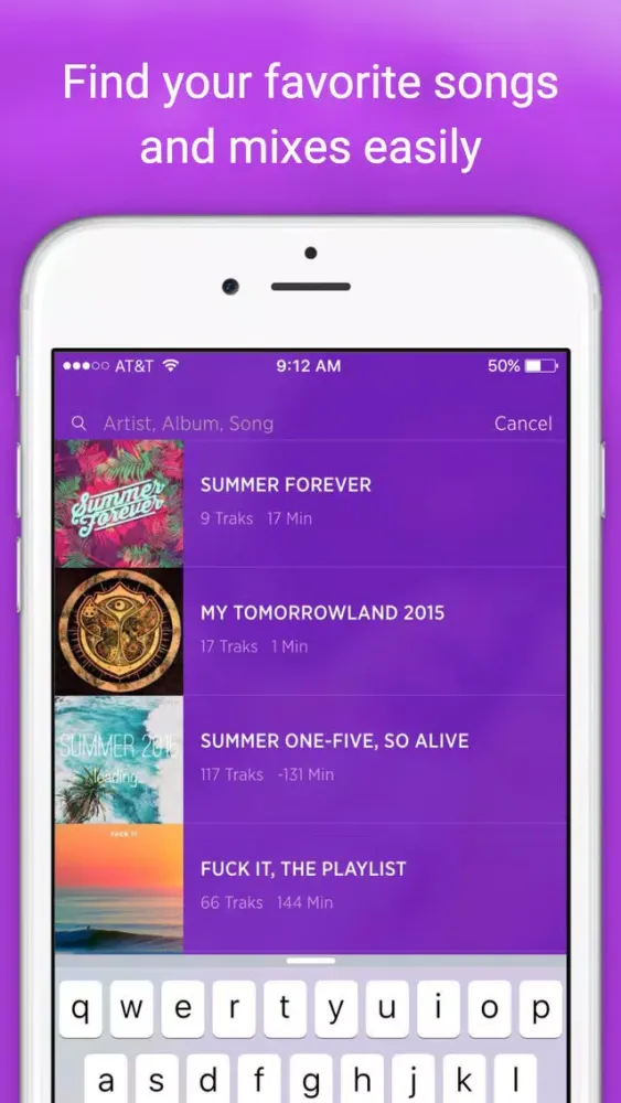 Capturas de pantalla de aMusic Songs Tube - Unlimited Free Music Player & Radio Playlist