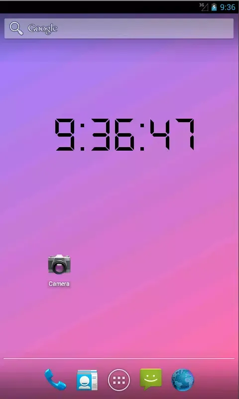 Digital Clock Live Wallpaper स्क्रीनशॉट