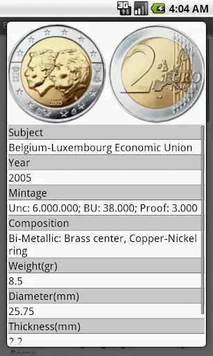 USA and Euro Coins Screenshots