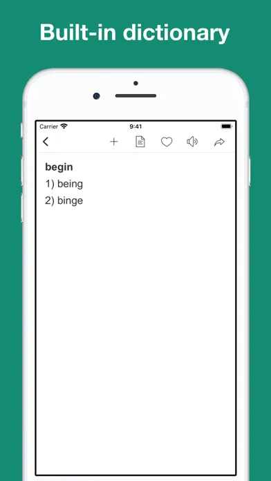 Capturas de tela do English Anagram Dictionary