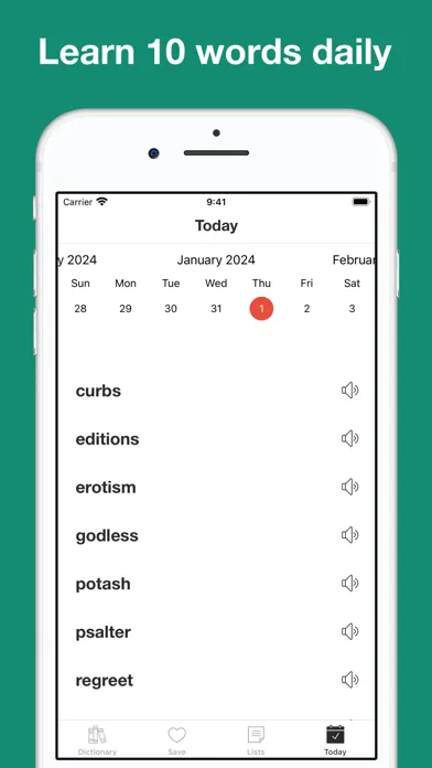 Capturas de tela do English Anagram Dictionary