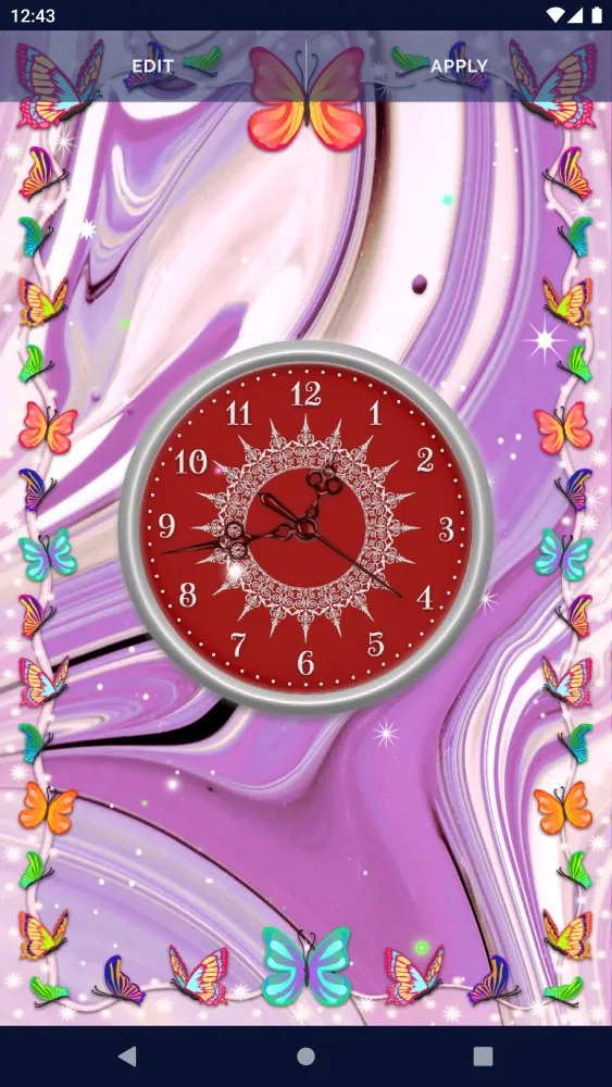 HD Clock Beautiful Wallpaper Screenshots