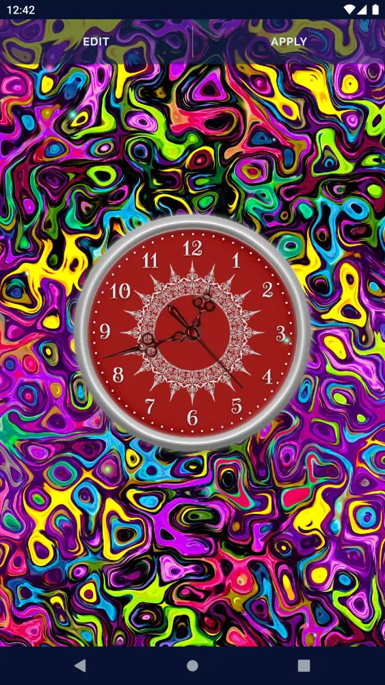 HD Clock Beautiful Wallpaper Screenshots
