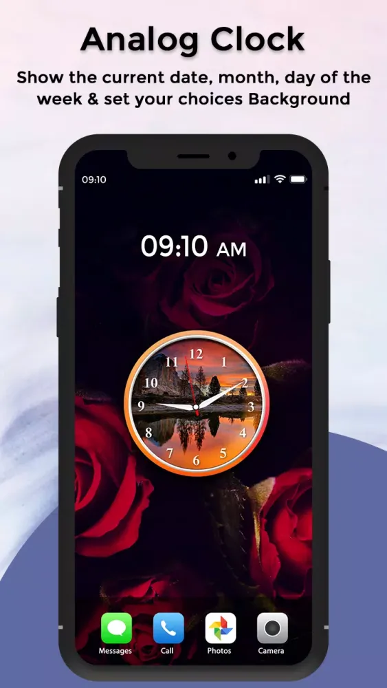 Ảnh chụp màn hình của Digital Live Clock wallpaper