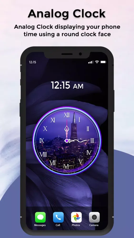 Ảnh chụp màn hình của Digital Live Clock wallpaper