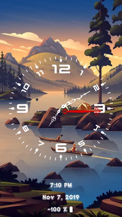 Analog Clock-Stand Face Clock Ekran Görüntüleri
