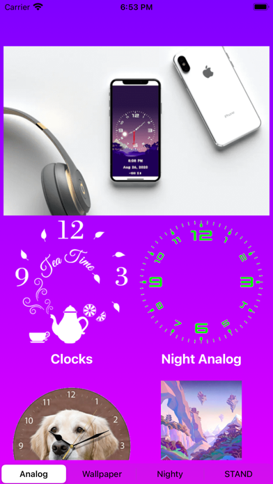 Analog Clock - Stand Face Time應用截圖