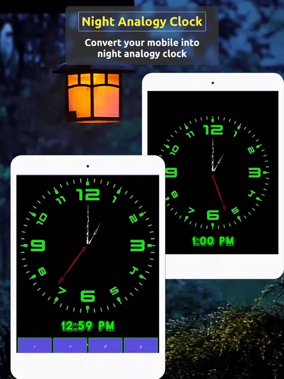 Tangkapan layar Analog Clock ~ Stand Face Time iPad 