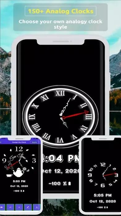 Tangkapan layar Analog Clock ~ Stand Face Time
