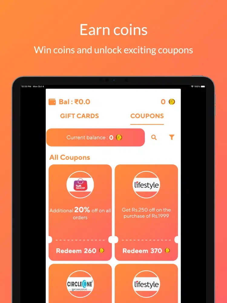 صور DhanaDhan: Play Games for Cash iPad 