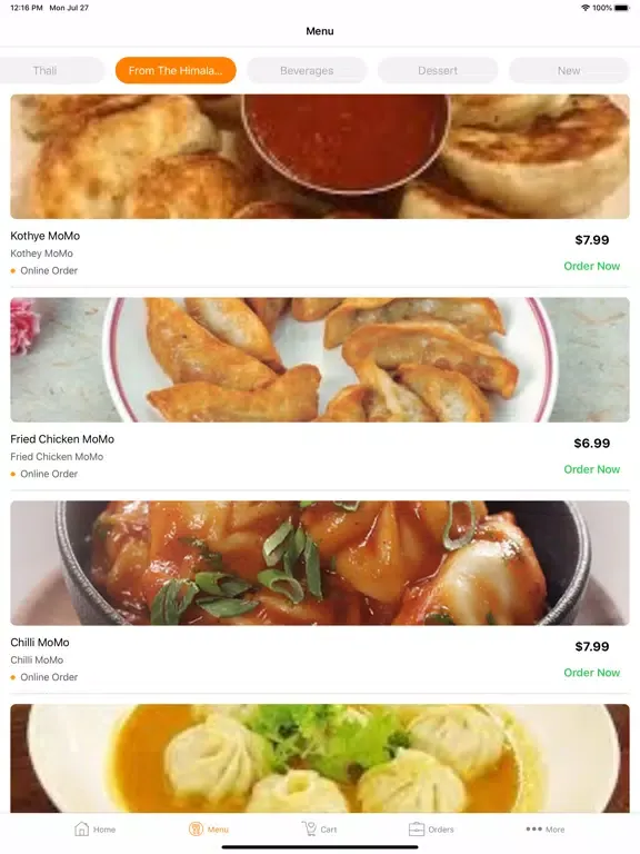 Capturas de tela do Swad Indian Cuisine iPad 