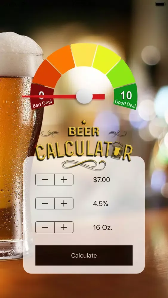 Beer-Calculator سکرین شاٹس