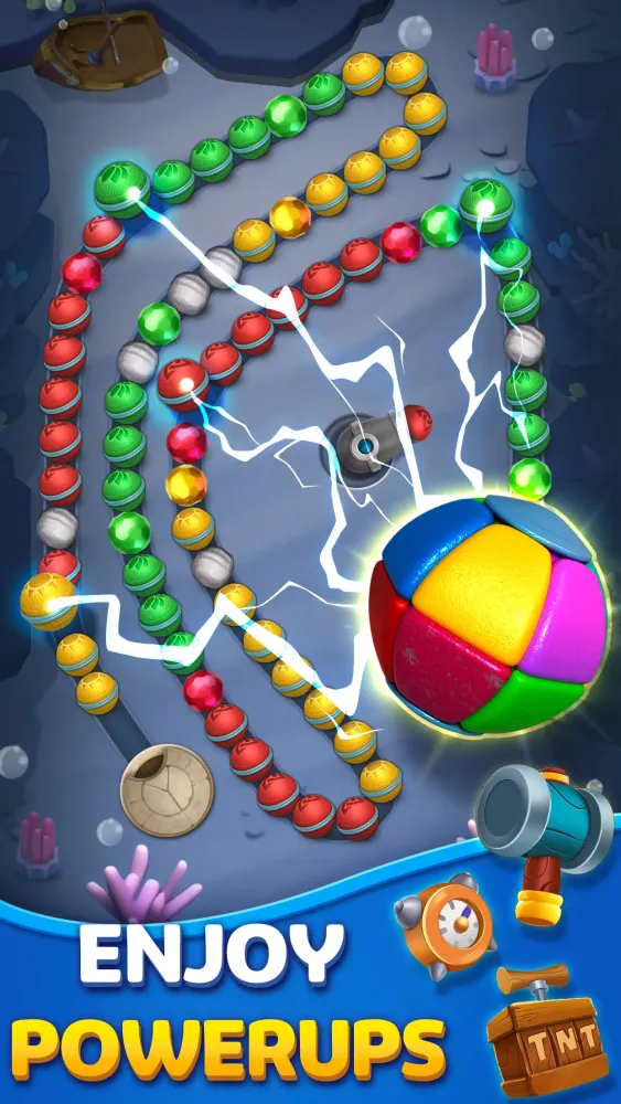 Tangkapan layar Marble Busters