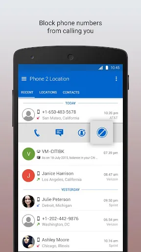 Phone to Location - Caller ID Screenshots