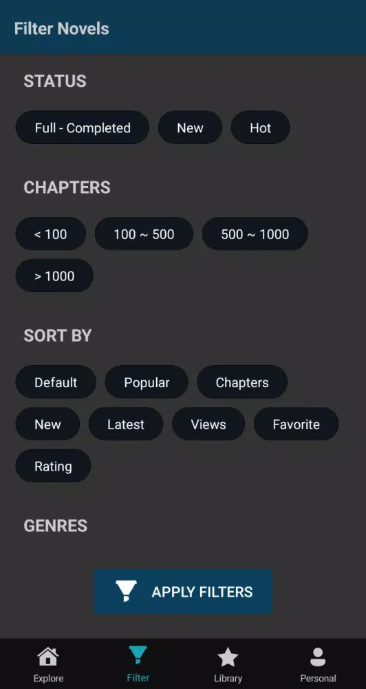 MassNovel - World of Novels Screenshots