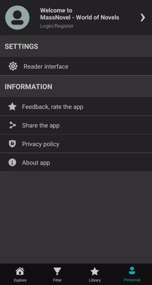 MassNovel - World of Novels Screenshots