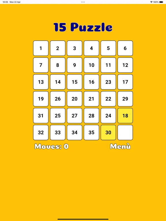 صور Game of Fifteen iPad 