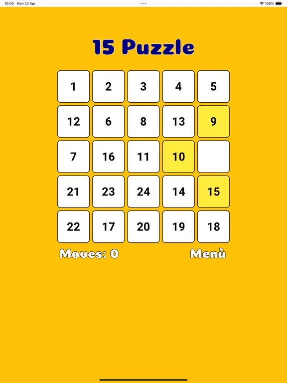 صور Game of Fifteen iPad 