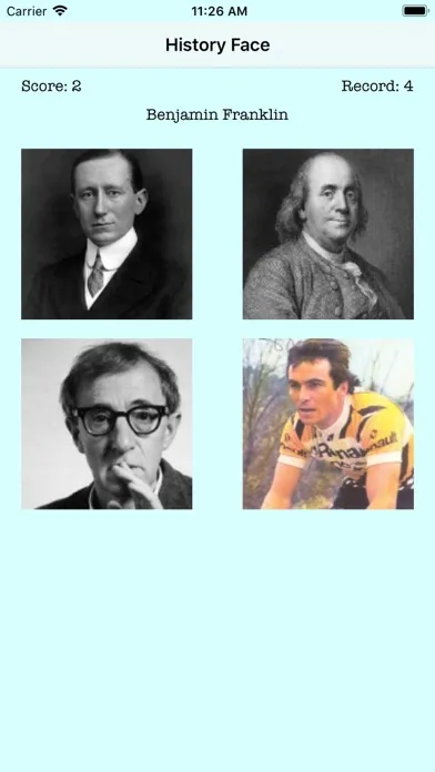 Quiz Face Screenshots