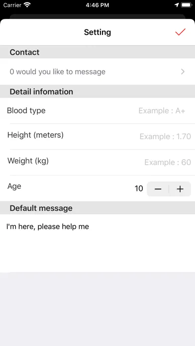 Zrzuty ekranu SOS GPS Rescue