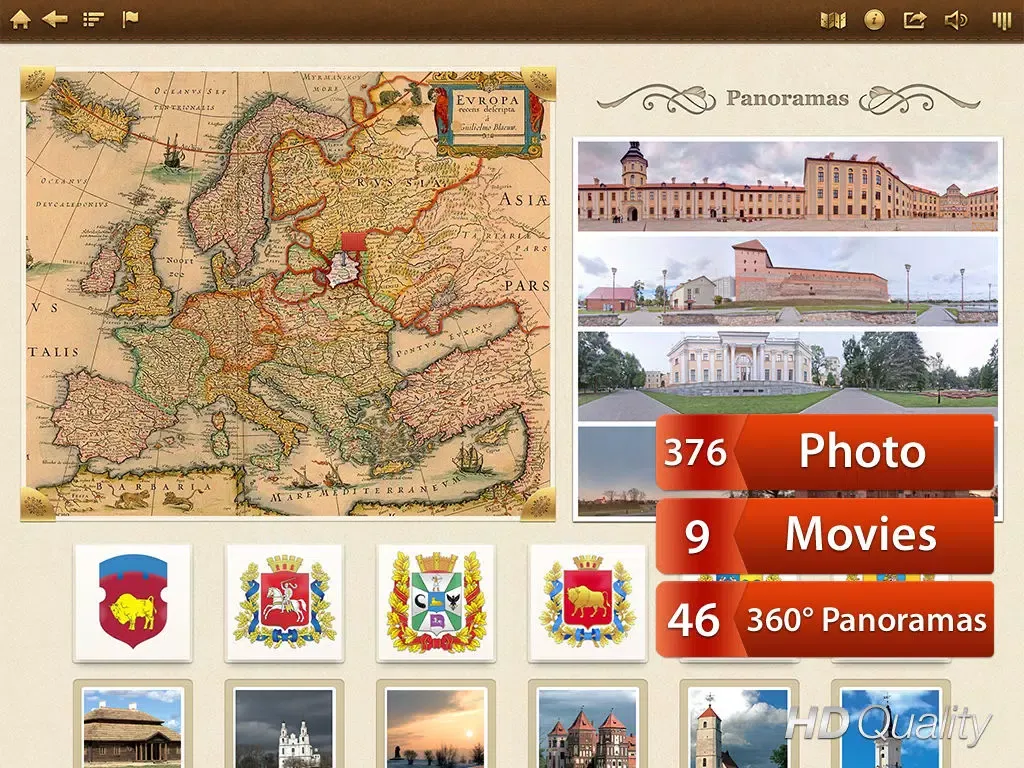 تصاویر Belarus Land HD: Unique photos and 360º panoramas of the greates places of Belarus. iPad 
