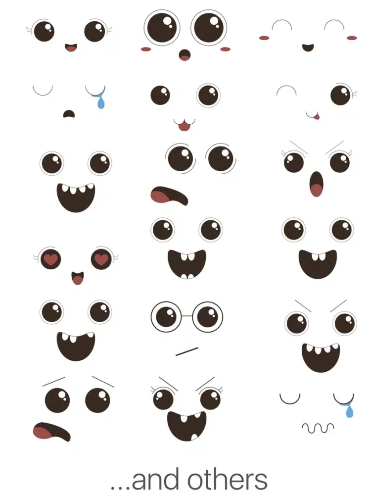 Cute Mood Stickaz iPad 应用截图