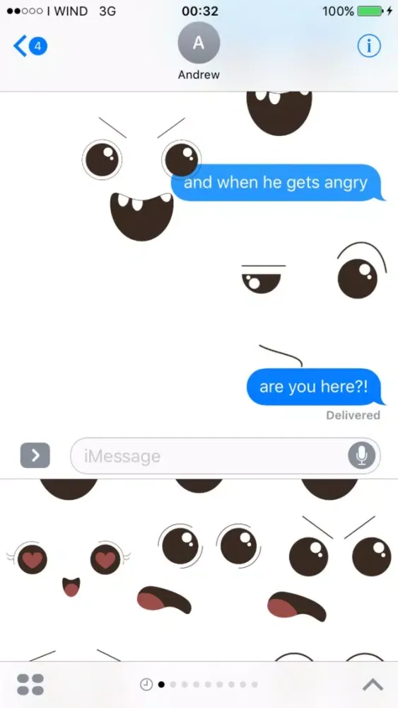 Cute Mood Stickaz应用截图