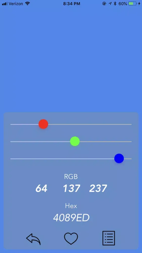 Pretty Colors - Color Picker स्क्रीनशॉट
