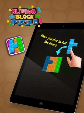 Sliding Block Puzzle – Best Logic Board Game with Colorful Tangram Blocks iPad Screenshots