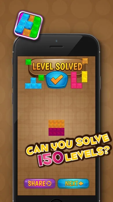 Sliding Block Puzzle – Best Logic Board Game with Colorful Tangram Blocks Screenshots