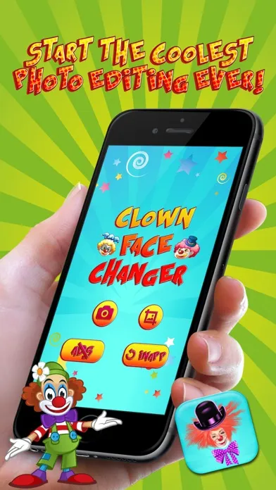 Clown Face Changer 스크린샷